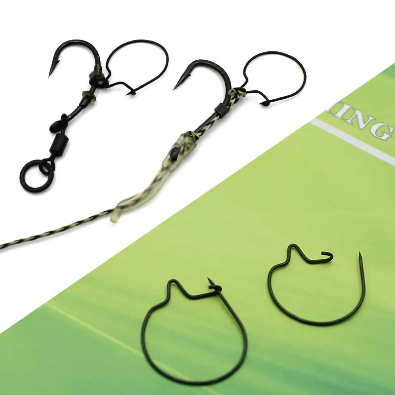 Carp Fishing Hook Bait Sting Boilie Pin Spike Live Bait Lure Hooks Worm Hook Maggot Clip for Hair Rig Ronnie Rig Carp Rig