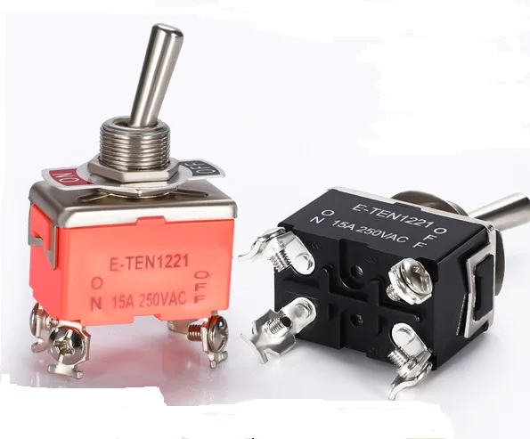 Пользовательский выключатель питания медный 15A 250VAC 6/SixPins переключатель включения-выключателя
