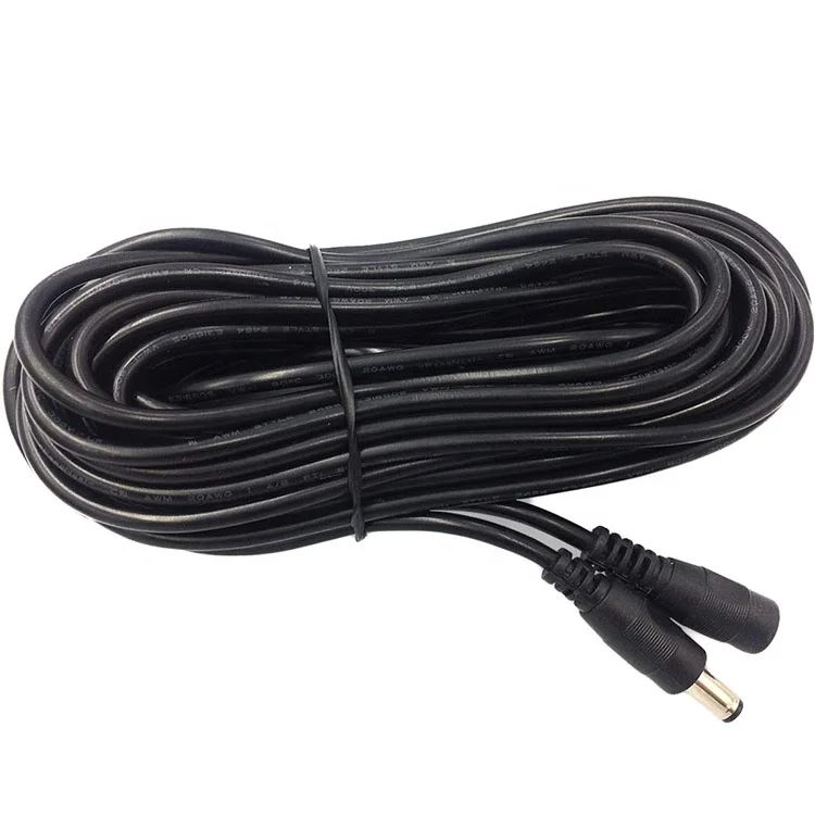 12V 10m DC Extension Cord 5.5mm x 2.1mm Universal DC Power Extension Cable for Security Camera LED Strip CCTV IP Surveillance