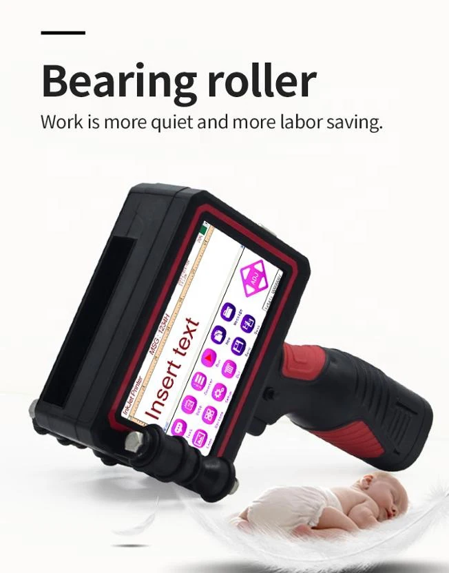 2020 Hand Held Inkjet Printer Machine 600Dpi For Plastic Bottles