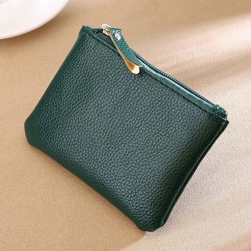 RU Fashion Zip Ladies Coin Purse Custom Short Small Mini PU Leather Women coin pocket Wallet