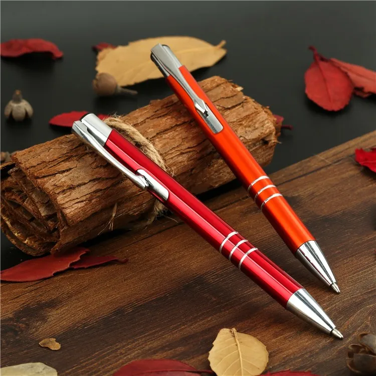 Wholesale High Quality luxury metallic pens ballpoint pens with logo custom printed