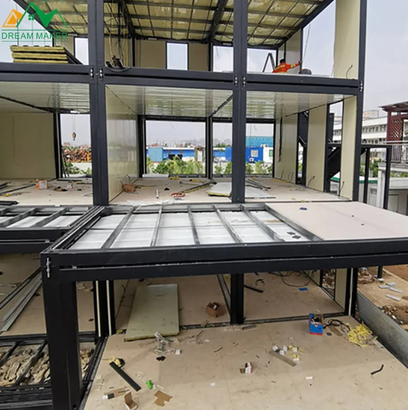 Плоский контейнер для офиса роскошный мобильный дом продажи дома гаража сборный модульный