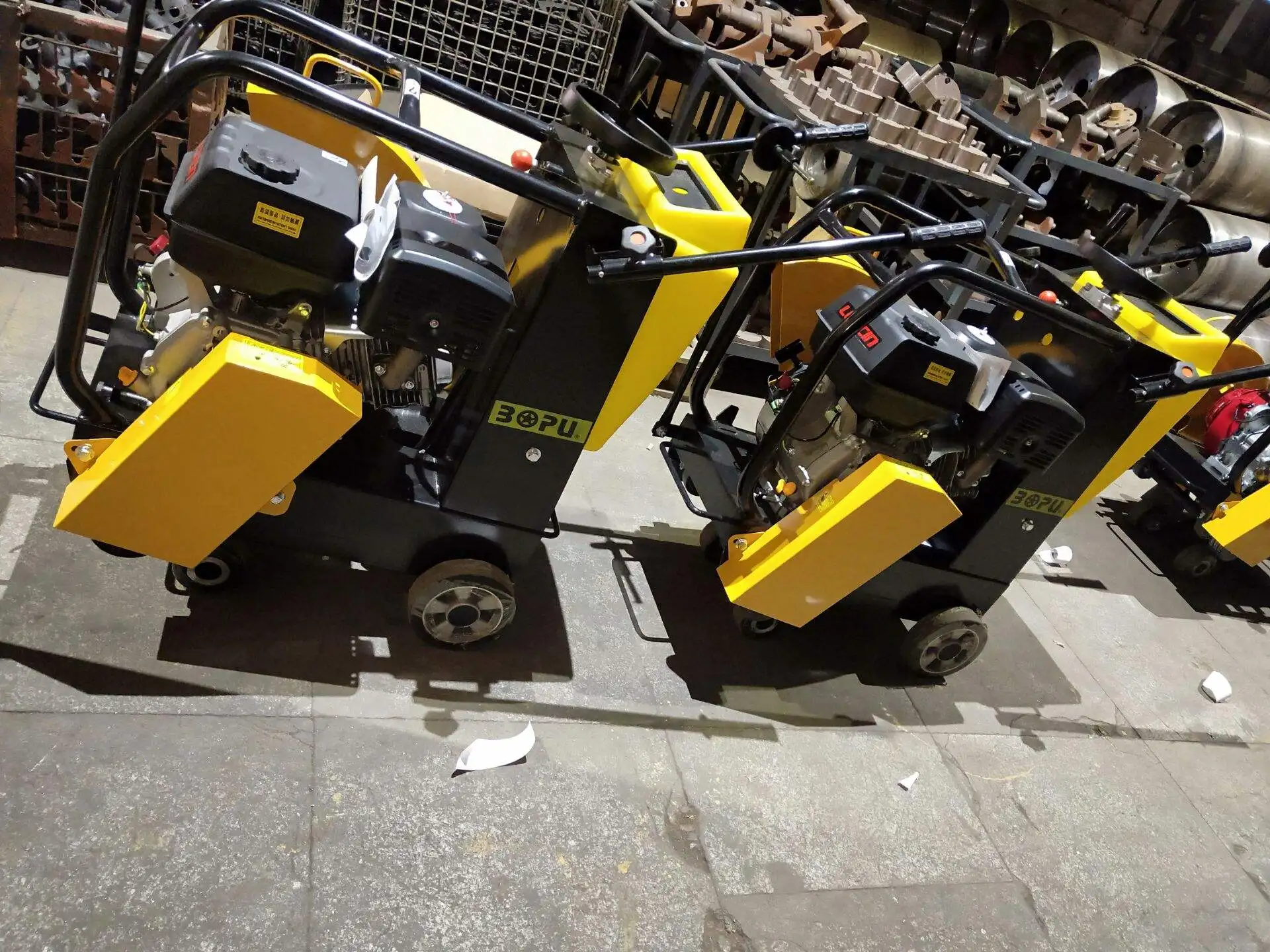 Small 450Mm Blade Cutting Mini Petrol Engine Asphalt Road Concrete Manual Vertical Saw Cutter Cutting Machine With Honda Gx390