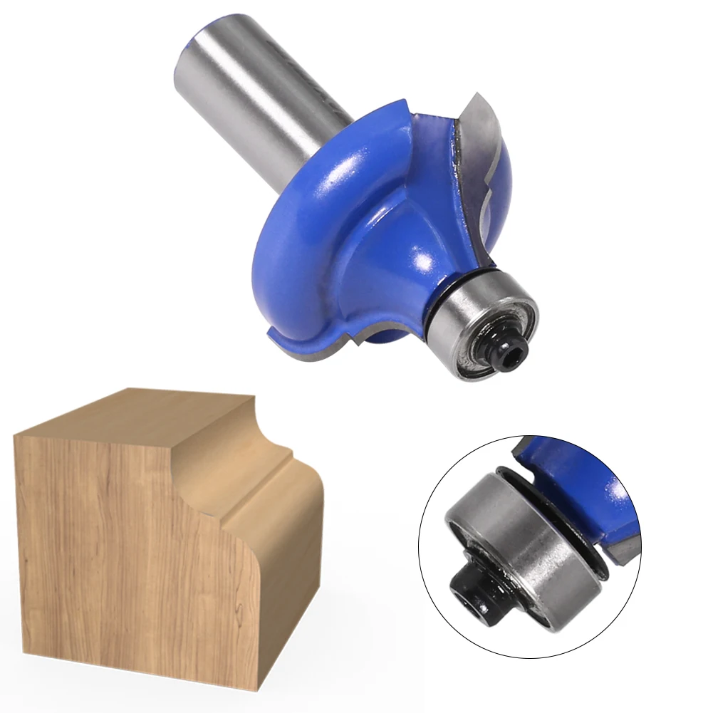 ALPHA China 1/2' 12mm Shank Carbide Tipped Corner Round Over Router Bit  Classical Cover Router Bit Set