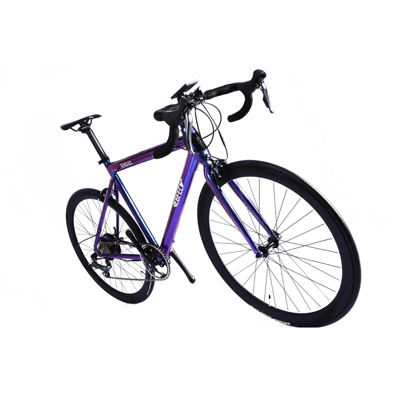 Torque sensing assisted highway racing bicycle aluminum alloy frame 14KG sports car