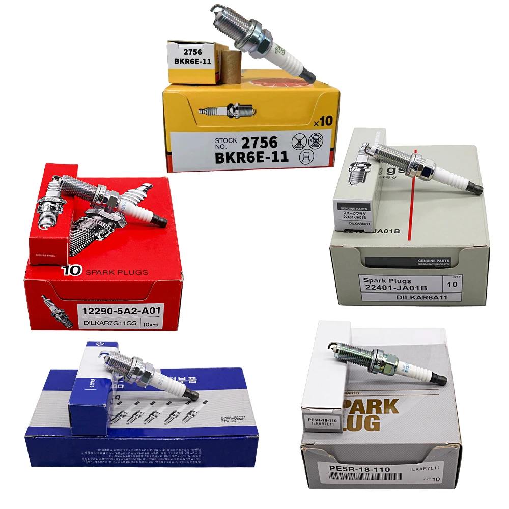 Wholesale High Quality Car iridium Spark Plugs For Toyota Honda Hyundai Kia Nissan Ford Bmw Audi Chevrolet Mitsubishi