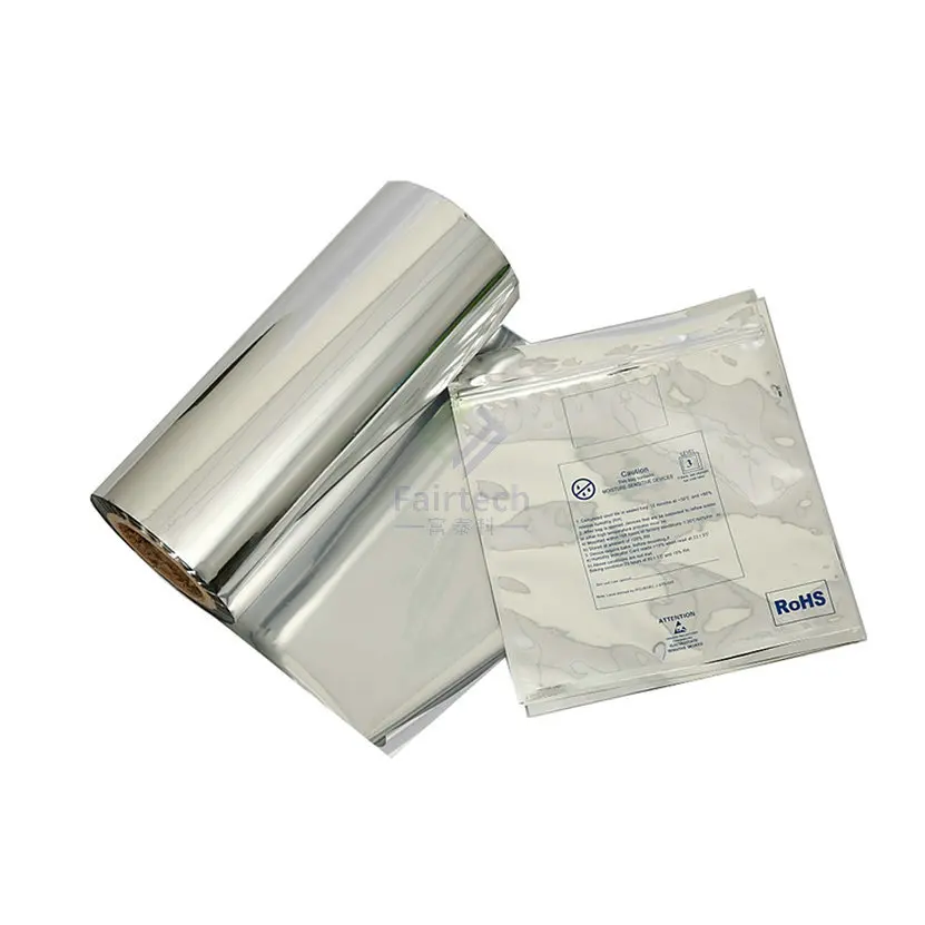 Печатная Антистатическая пленка LDPE ESD экранирующая пластиковая верхняя открытая сумка влагозащитный пакет