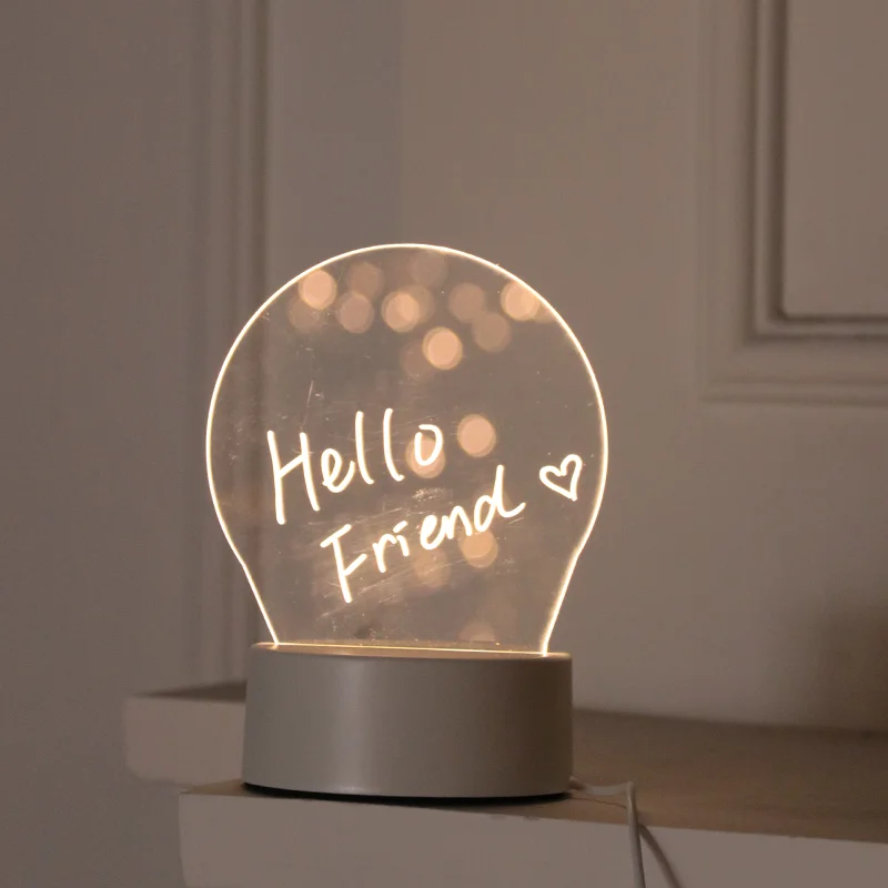 Top Seller blank acrylic 3D led edge lit sign lamp Store Advertising LED Lamp 3D Illusion Lamp