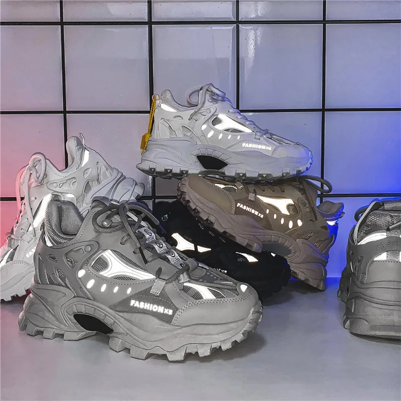 2022 Chunky Sneakers Dad Height Increasing Shoes For Men Dad Chunky Heels Shoes For Men Balanciaga Dad Sneakers Chunky Shoes
