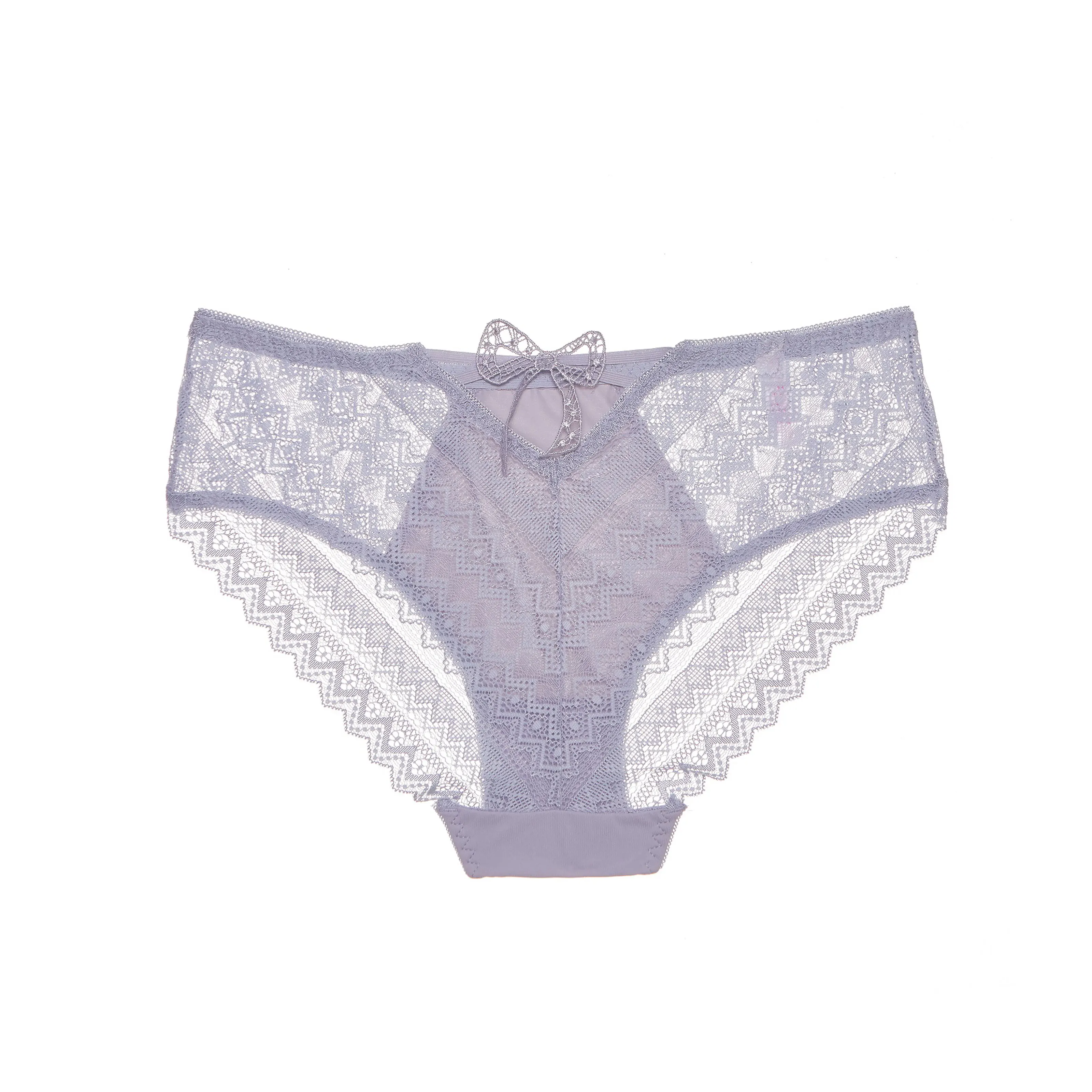 BEIZHI 12 Hours Custom Design hot lace panty girl sheer lace transparent brief underwear