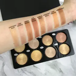 8 Colors Cosmetics Custom Logo Concealer Foundation Powder Private Label Face Makeup Contour Palette