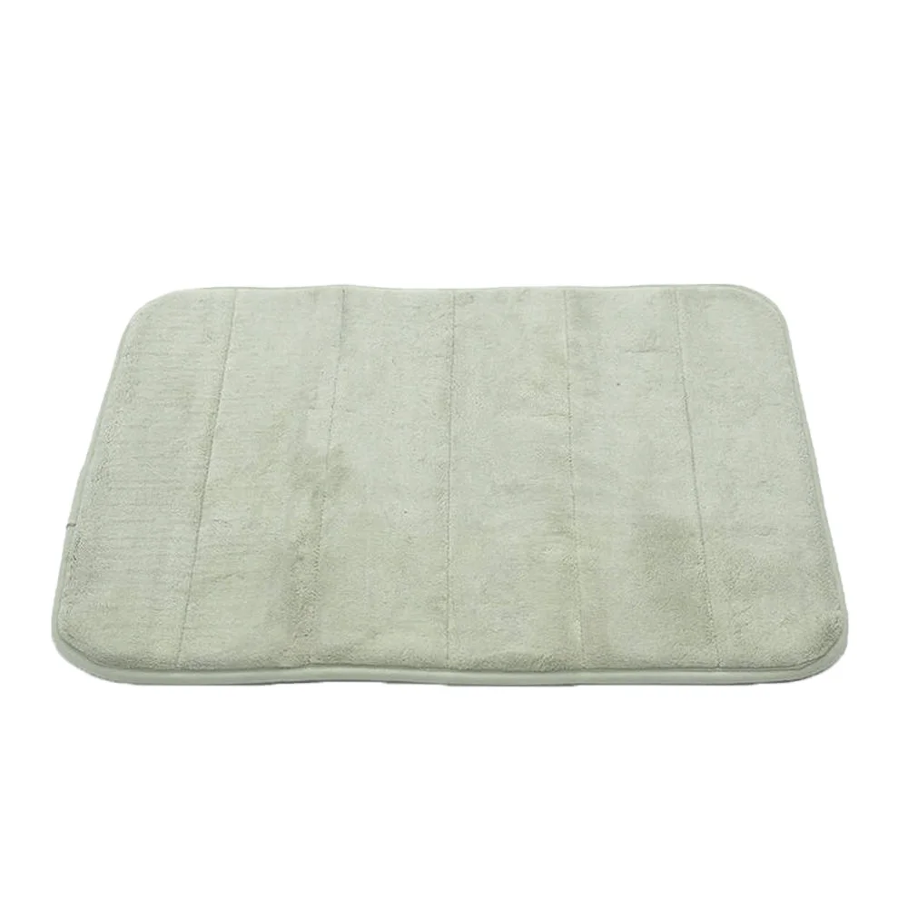 Factory-Made Microfiber Memory Cotton Floor Mat Bathroom Suction Mat Toilet Anti-Slip Foot Mat