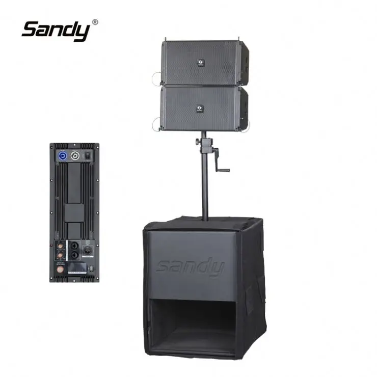 Dual 10 Inch  Line Array  Concert  Church Sound Two Way Sound System