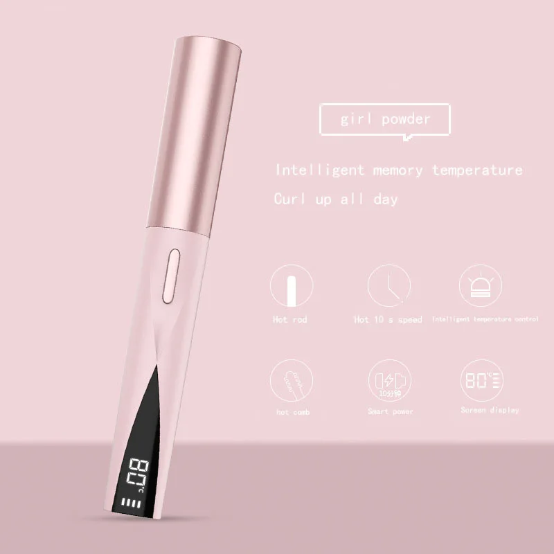 
Heated Eyelash Curler Usb Rechargeable Electric Eyelash Curler For Women With Temperature Gears Quick Heating With Lcd Display 