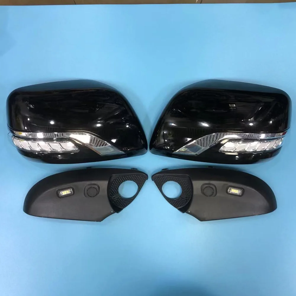 Rearview mirror running light  for TOYOTA LAND CRUISER 200 LED mirror cover with base  FJ200 2008-2015 upgrade to 2016--2019