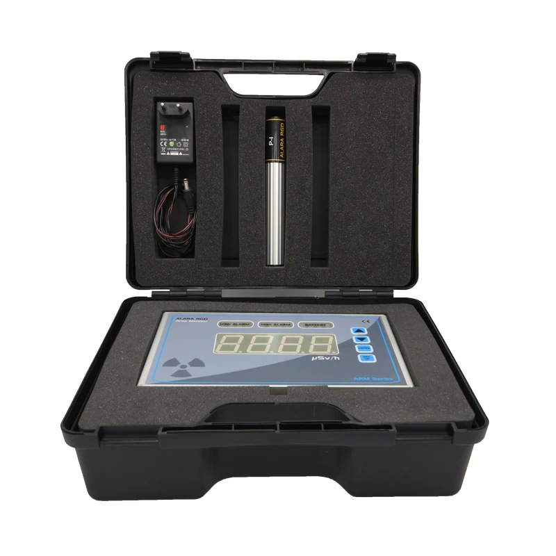 Professional Digital Radiation Area Monitor with Geiger Muller Tube for Doors and Walkways Monitoring