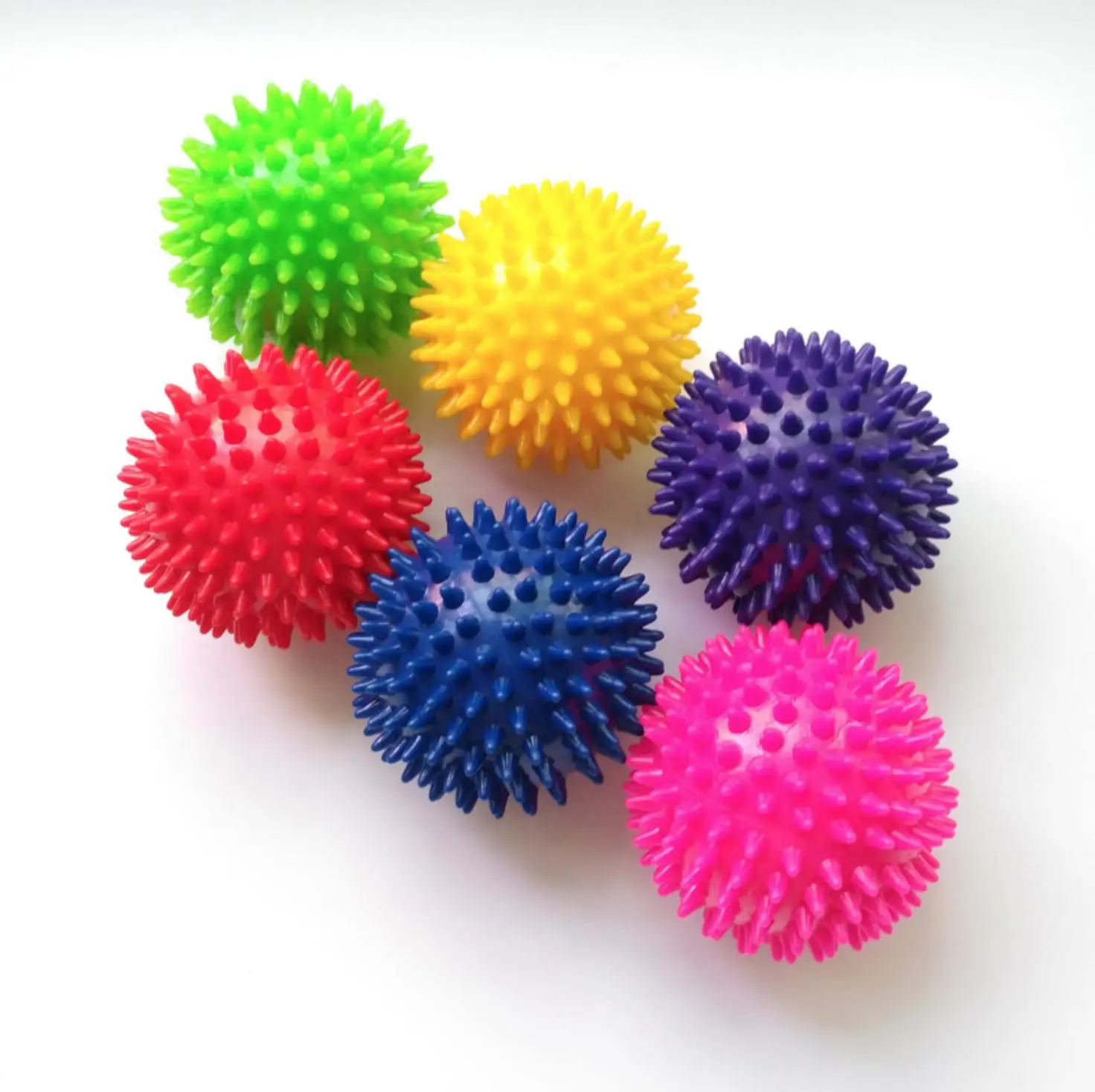 
Rubber Yoga Foot Massager PVC Spiky Balls Therapy Massage Ball Kit Set 