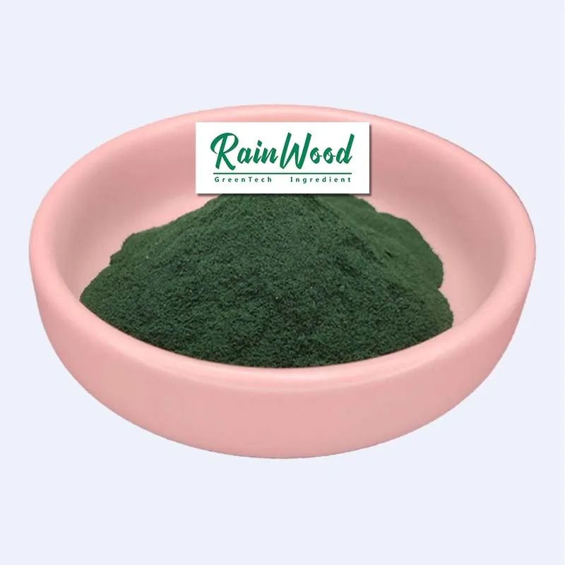 RAINWOOD supply pure spirulina powder green spirulina platensis powder with cheap price