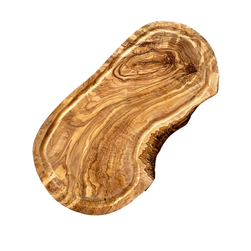 Rustic olive wood large chopping boards serving cutting board