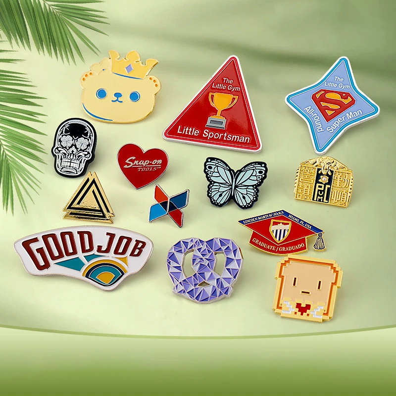 Manufacturer 3D Metal Soft Lapel Pin Custom Design Anime Hard Enamel Pins