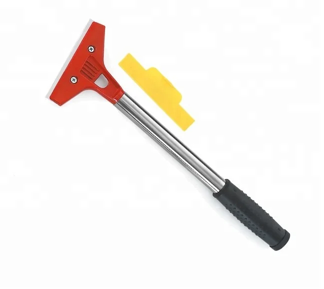 Steel Blade Plastic Handled Long Car Window Ice Glass Wallpaper Scraper Tool Multifunction Clean Knife