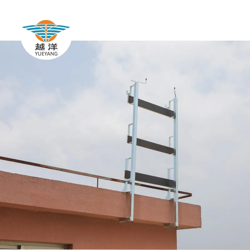 Galvanized Safety Adjustable Rail Clamp Post For Edge Protection