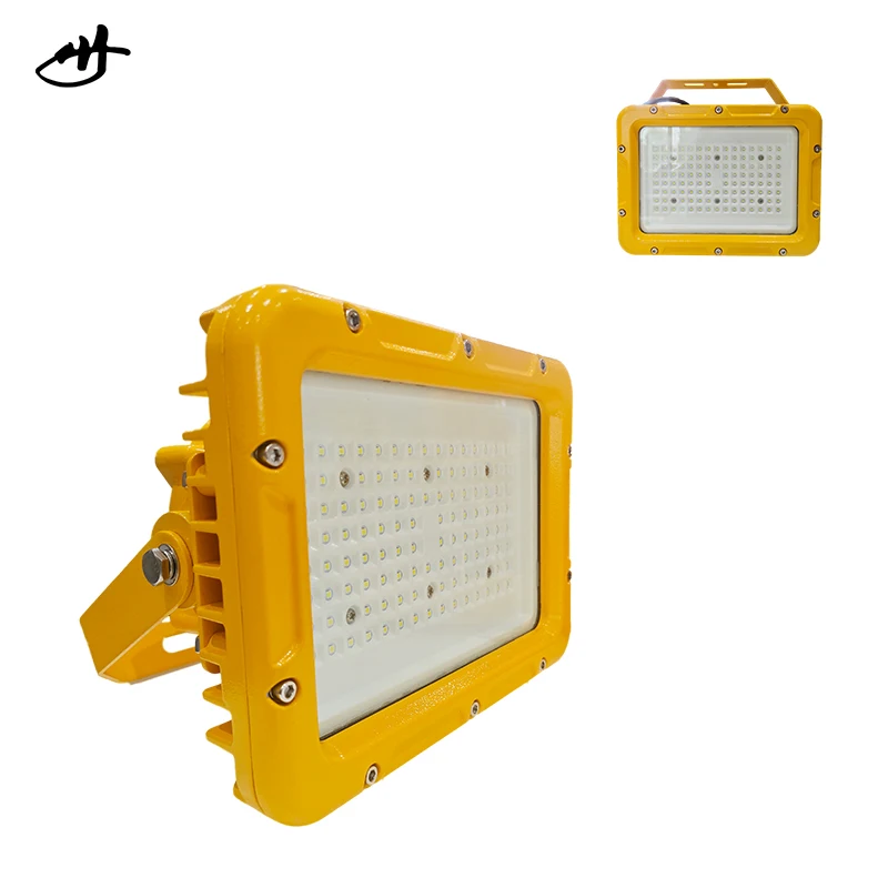 Stock hazardous location water proof 100w 200w LED explosion proof flood lights anti-explosive ceiling flood light fixtures