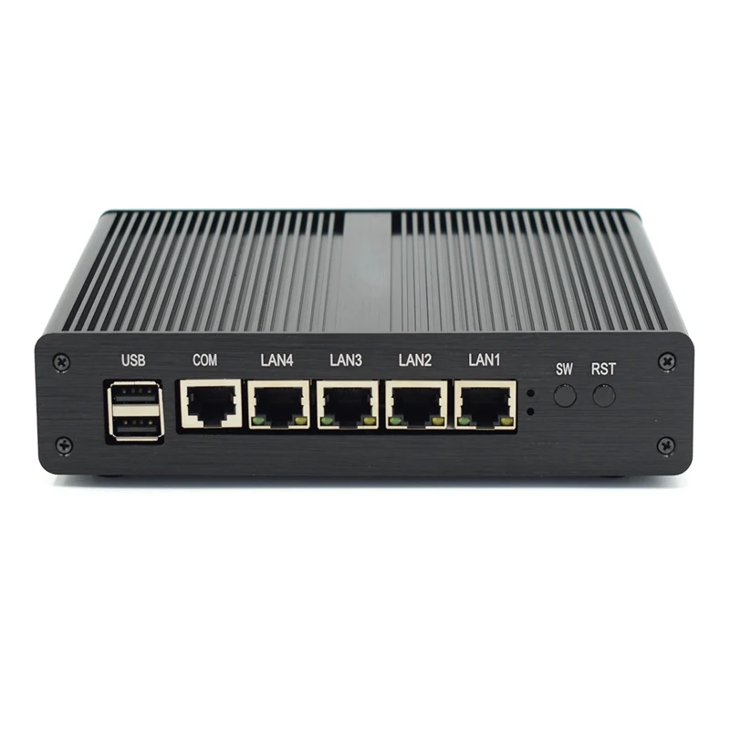 4 * Ethernet RJ-45 Lan порты Мини ПК Celeron J1900 четырехъядерный 2,42 ГГц Pfsense брандмауэр маршрутизатор сетевой безопасност