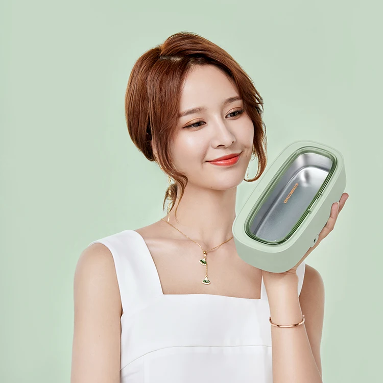 Ultrasonic denture jewelry cleaner portable small dental ultrasonic cleaner