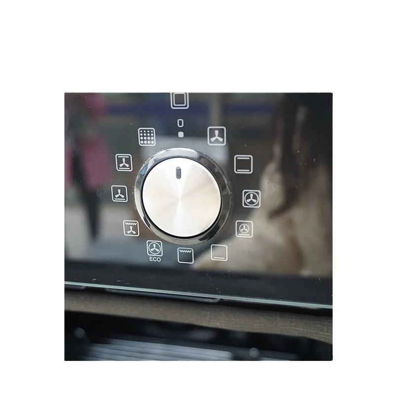 Commercial/home Top Cooktop Gas Stove 5 Burner Easy Clean Black Tempered Glass Built In Gas Hob