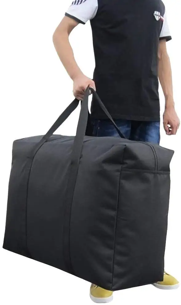 Oxford Quilt Storage Bag Collapsible Plus Size Comforter Container Home Storage Organizer Blanket Clothing Storage