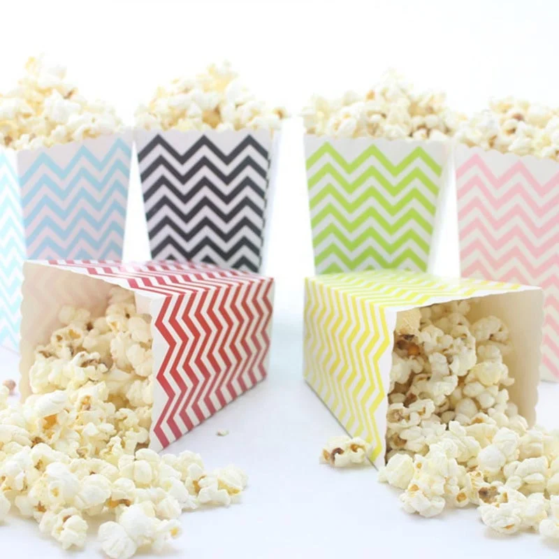 custom resealable food packaging paper popcorn bags