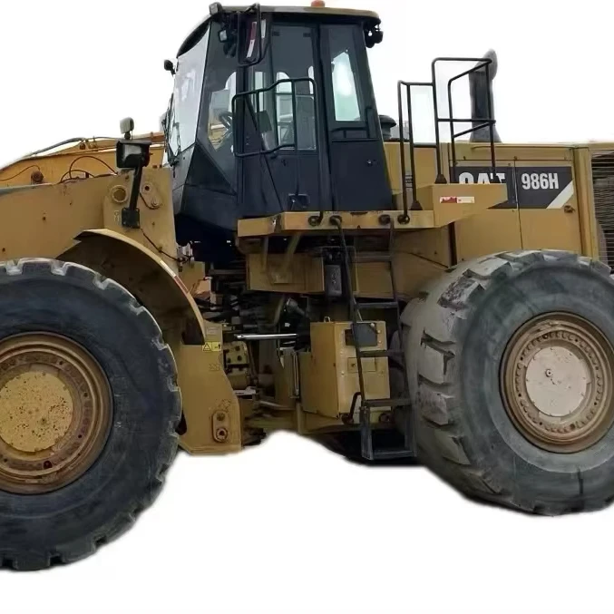 used engineering & construction machine factory cheap price caterpillar 986h wheel loader cat 986 hydraulic front payloader sale