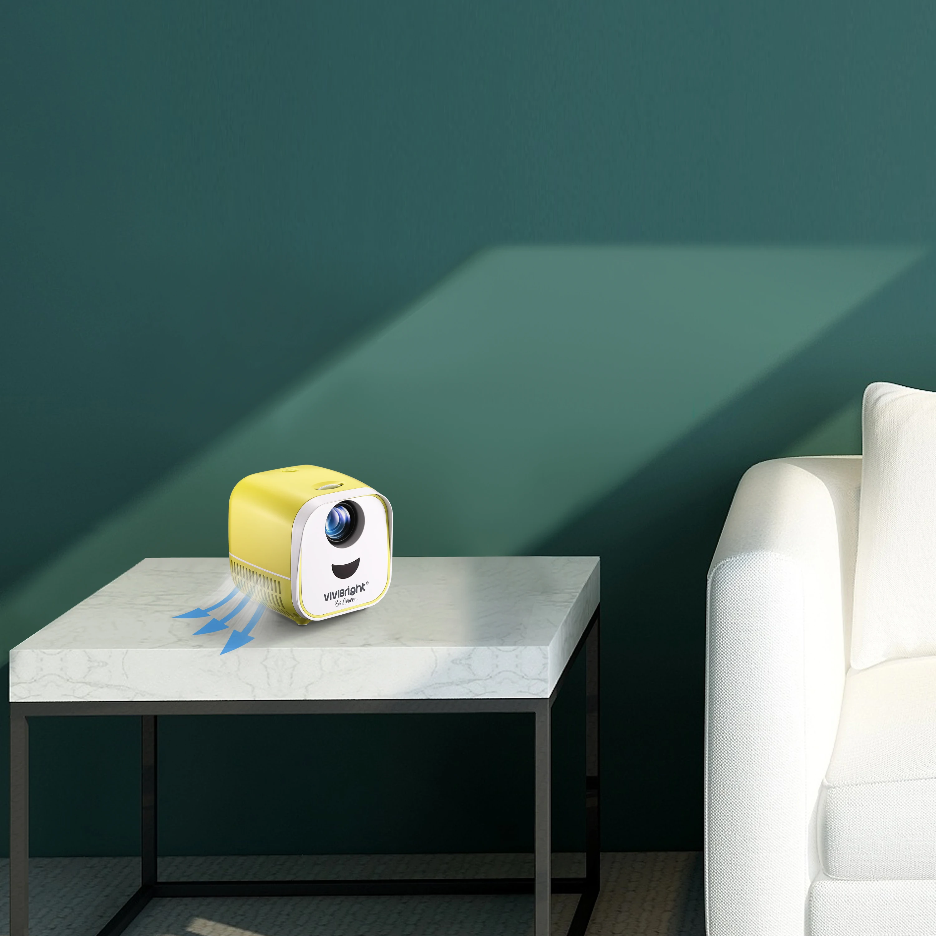 cheapest Pocket Projector Game music Vivibright L1 Mini Video Projector for Family Kids Cartoon Movie Projector Home Cinema