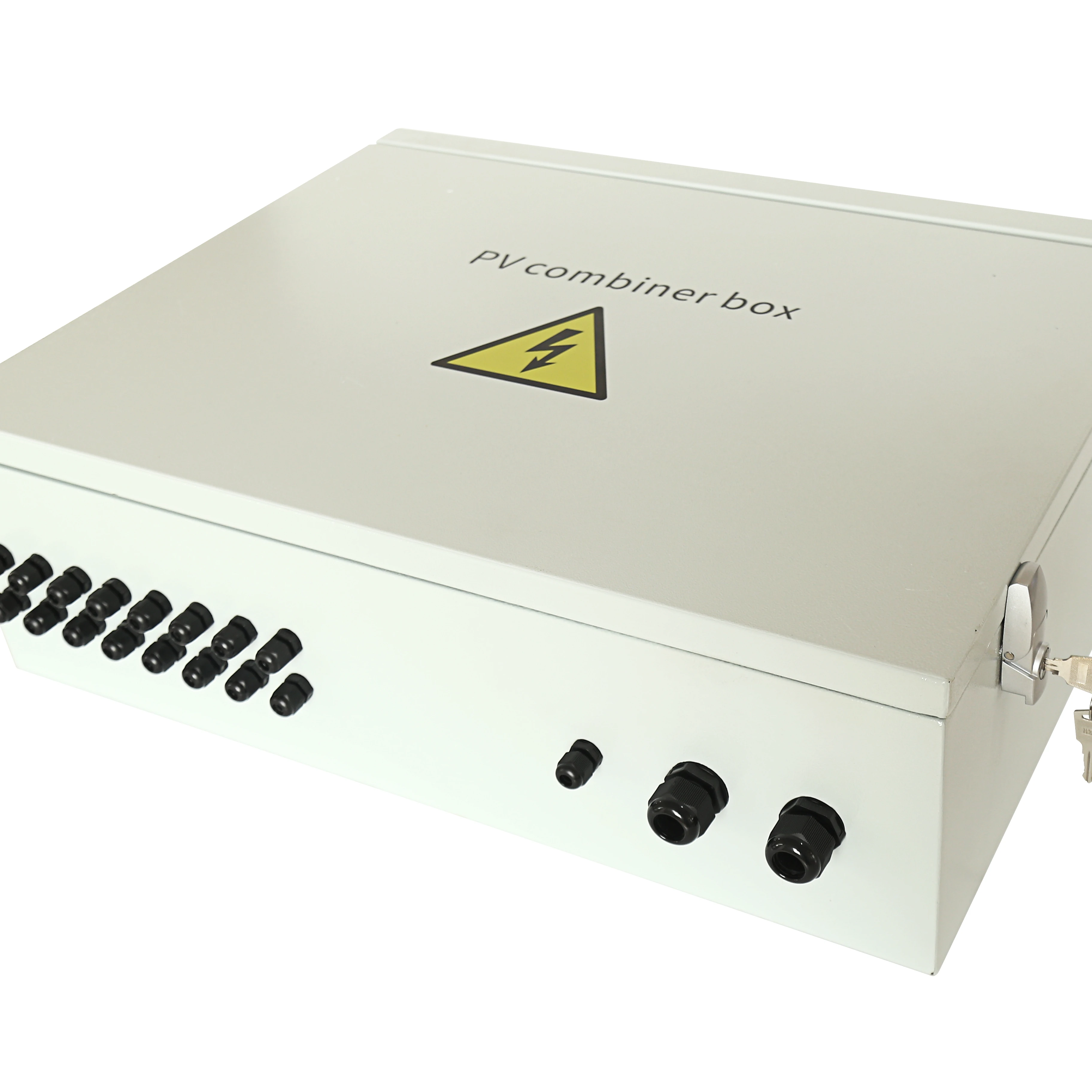 Metal dc combiner box for solar 8 input 1 output combiner box for solar panel solar junction combiner box