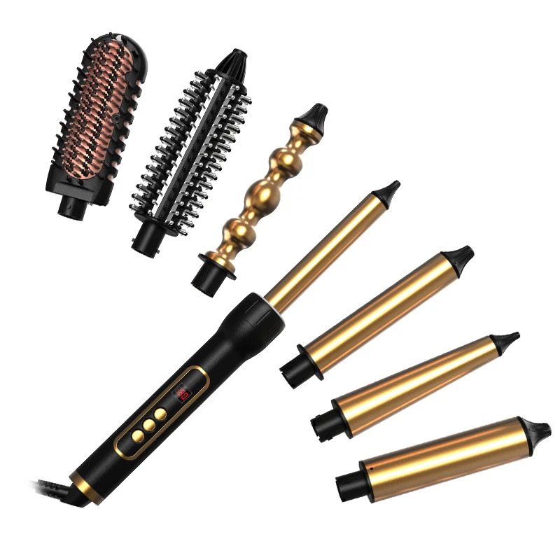 5 in 1Automatic Cordless Hair Curler Rotating Rollers Hair Care and Styling Appliances Portable Wireless Auto Hair Curling Irons