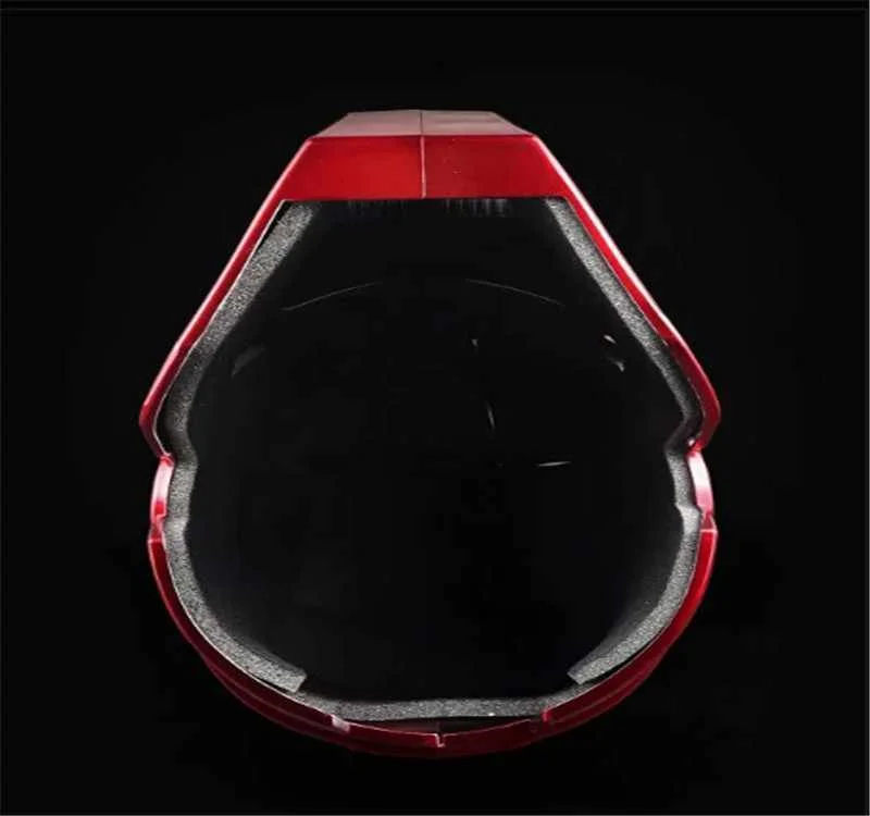 Iron Tony Stark Man Helmet Cosplay Light Led  PVC Action Figure Toys