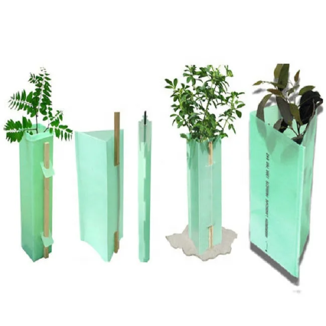 Plant And Tree Guard Protectors In Outdoor Garden
