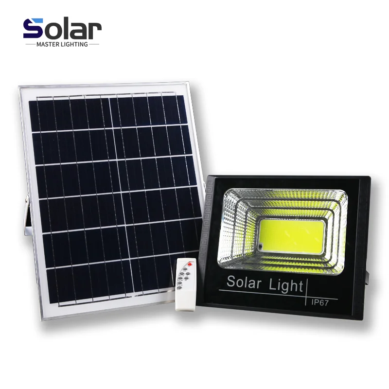 Ip67 Solar Powered 40 300 Watt Abs 10W 50W 100W 300W Philippines Bosca Outdoor Led 100W Solar Flood Light With Panel