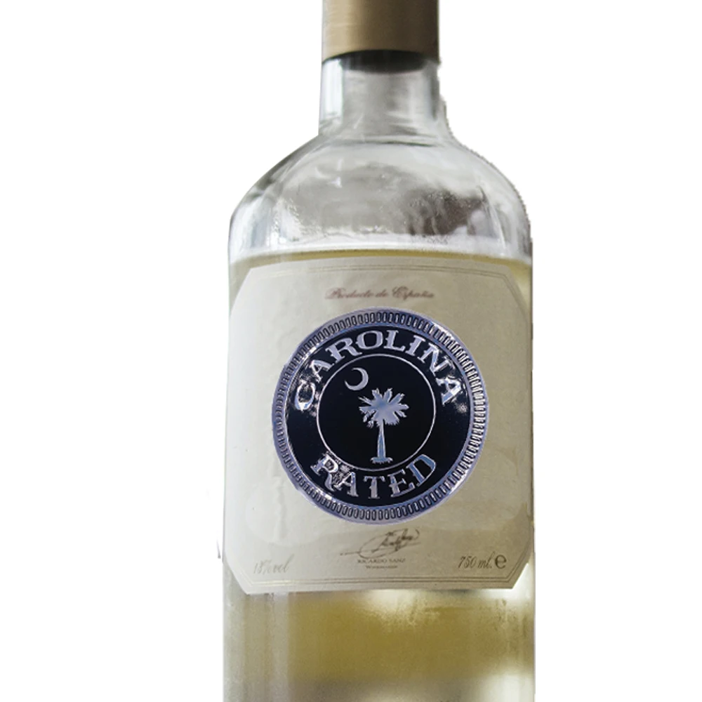 2023 Popular Design Customization Lettering Pictures Aluminum metal Waterproof Nameplate Embossed Sticker