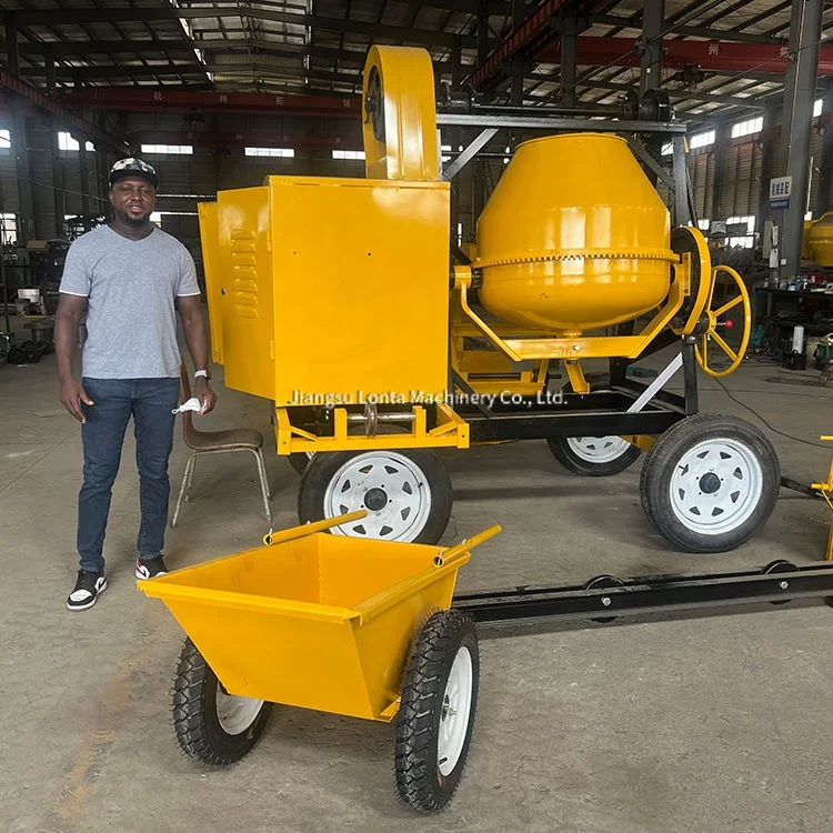 LONTA ST-01 2 wheels portable trolley JH510 cement concrete mixer accessories heavy load construction wheel barrow