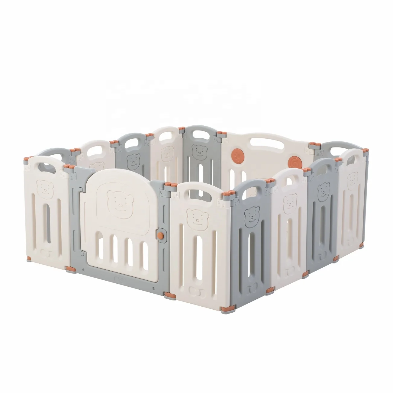 Заводской OEM пластиковый детский Барьерный забор детский манеж Малый размер от 6 + 2 до большого размера 20 + 2