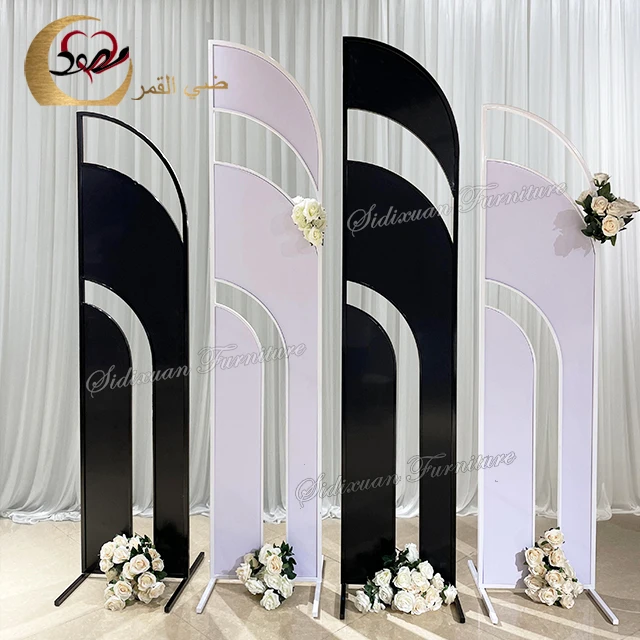 Modern design luxury pattern pvc board royal wedding backdrop