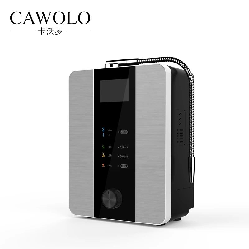 Number of electrodes 9 plates alkaline water ionizer inner filter under counter alkaline water ionizer