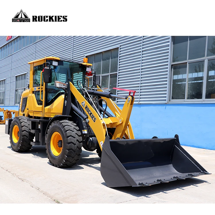 2.5 Ton Mini Farm Wheel Loader TW918 Chinese New Design Diesel Front Industrial Loader with 4x4 Wheel Drive CE EPA Approved Sale