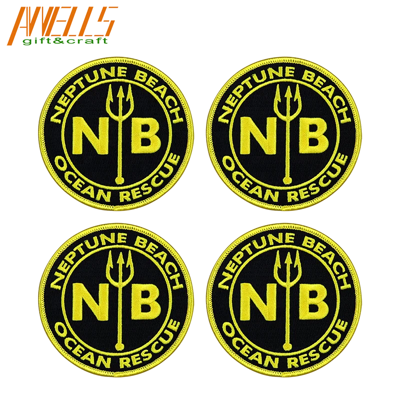 Retail Ready Motorcycle Clubs Scout Law enforcement Fire departments Fully Customizable Embroidered Patch Iron on Badge Applique