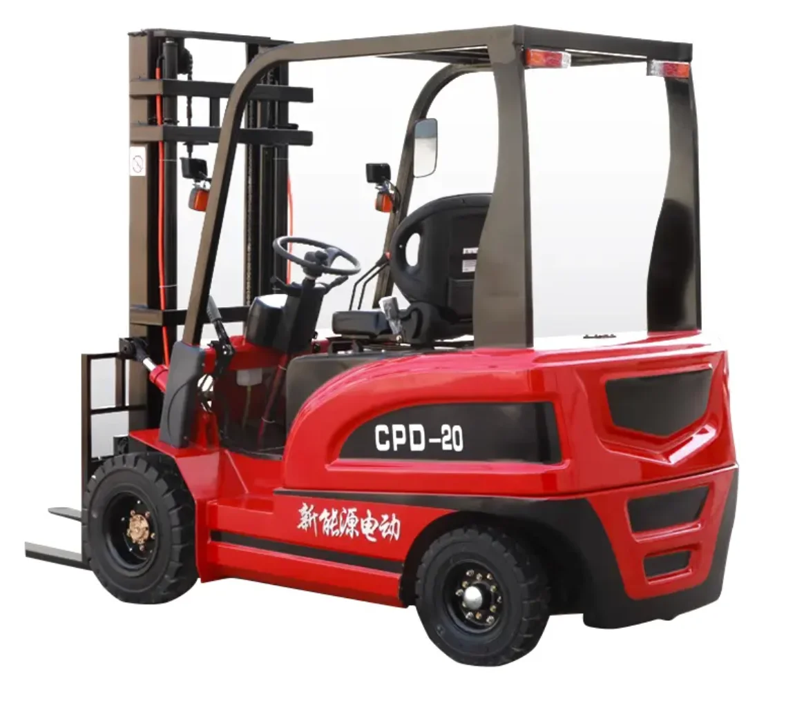 all terrain 2 ton 3 ton four wheels montacarga 4x4 electric forklift truck with battery charger