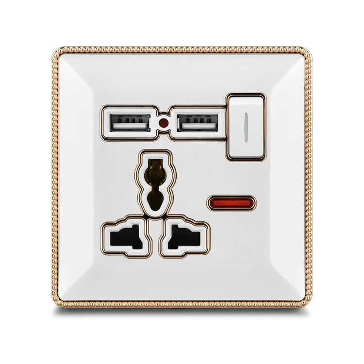 High quality Factory new design Classic American switch socket wall extension socket