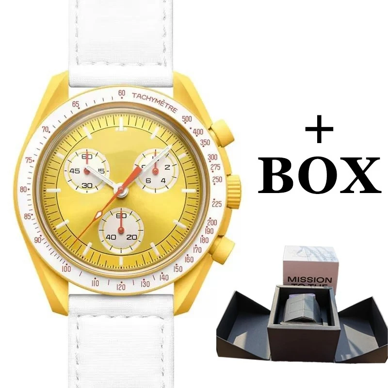 Sun Mercury Venus Earth Moon Jupiter Mars Saturn Neptune Pluto men Quartz Watches swatchs omegas